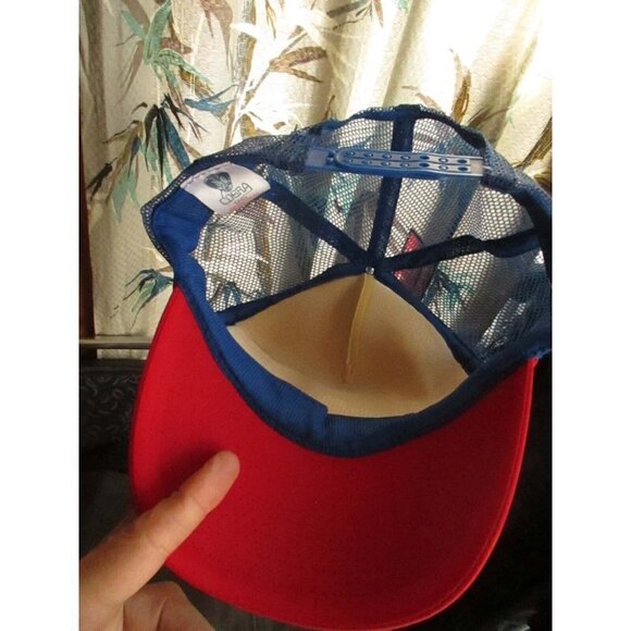 Trucker Hat Snapback Cap  Vtg LAFAYETTE CB C.B. TRUCKER PATCH Cobra Mesh - Picture 4 of 5